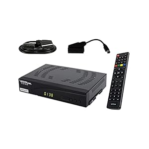 Vantage VT-93 DVB-T2 receiver incl. 3 maanden gratis Freenet TV (privézender in HD), PVR Ready, Digital, Full HD 1080p, HDMI, mediaspeler, USB 2.0, 12V geschikt, SCART ADPATER, 1,5m SCART kabel