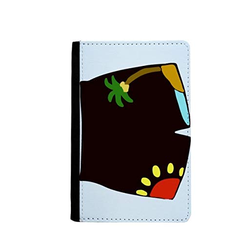 Étui passeport fini les papiers perdus portefeuille voyage classique imprimé plage