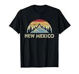 New Mexico Tee - Retro Vintage Mountains Nature Hiking Shirt