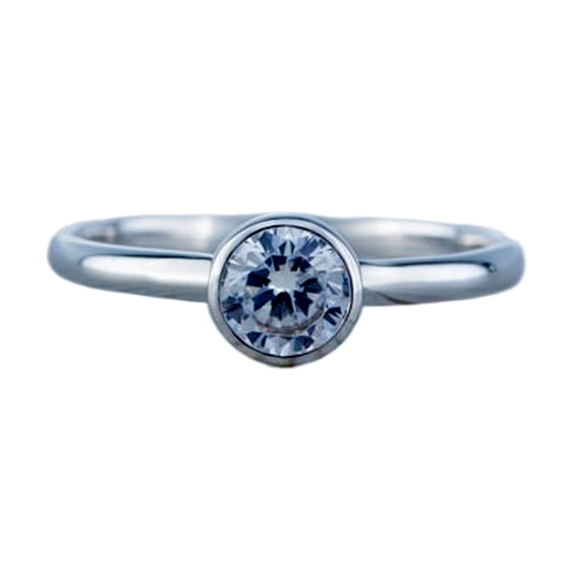 Bague saphir blanc naturel argent anneau idéal pour le quotidien
