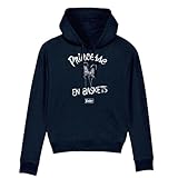  Sweat a capuche PRINCESSE EN BASKETS