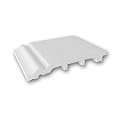Orac Decor SX118 High Impact Polystyrene Baseboard Moulding, Primed White. Length: 78", Height: 5-3/8"