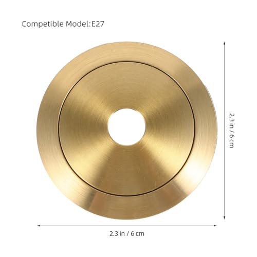 Image of ABOOFAN Glass Lampshade Hardware Accessories Lamp Fixing Ring Kit Universal Shade Replacement Adapter with Screws for Pendant Ceiling Light Fixtures Easy Installation Durable Home Lighting