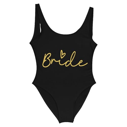 Traje de Despedida de soltera traje de baño para mujer Team Bride Bikini Disfraz Bride to be Despedida de soltera Traje de baños de una pieza para mujers contenitivo bikini una pieza playa Beachwear