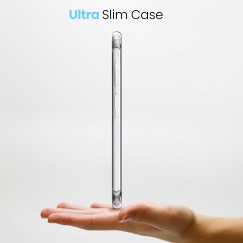 New&Teck Cover per Samsung Galaxy A25 5G + 2 Vetro temperato Protezione Schermo, Custodia in Silicone TPU Morbido, Antiurto con Angoli rinforzati Protezione Chiara (trasp