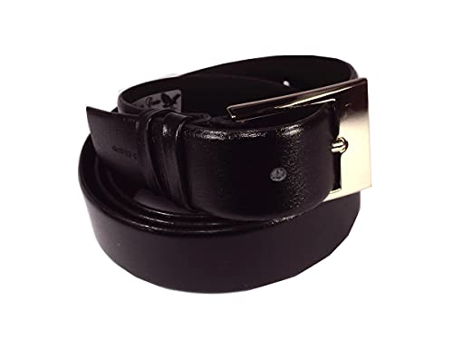 Cinto Masculina Couro Legítimo com Regulagem de Tamanho Cor:Preto;Tamanho:Grande