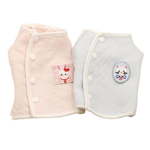 ICOUCHI ペット 犬服 コート ジャケット 春秋冬 犬猫洋服 可愛い 綿製 ドッグウェア 背中開き パーカー 防寒 暖かい 小型犬 中型犬 人気 ファッション ペット用品 活動 散歩 寒さ対策 (SM,ブルー)
