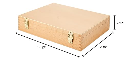 Image of Two Tray Pastel Box, Pine