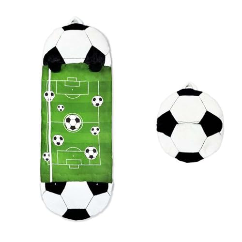 Saco Dormir Infantil Estilo Animal 2 en 1 Plegable con Almohada - Saco para Niños Menores de 135cm...