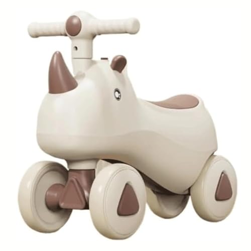 correpasillos Wiggle Coche for niños Bicicleta de Equilibrio Unicornio Coche de Empuje sin Pedales Juguetes for Montar en Interiores y Exteriores for niños y niñas Triciclo(Bruin,with Music Light)