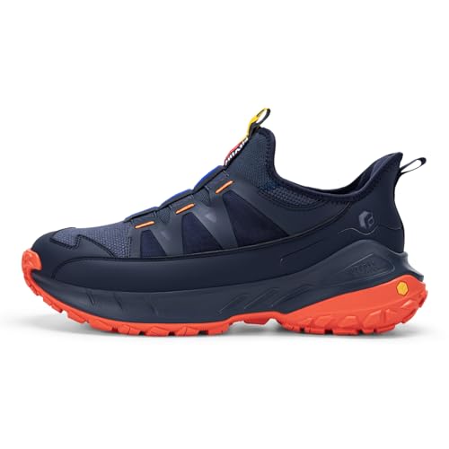 Image of FitVille Extra Wide Sneakers for Men Slip-on Shoes, Soft Comfortable Mens Running Shoe, Slip Resistant Hiking Walking Shoes with Arch Support & Wide Toe Box