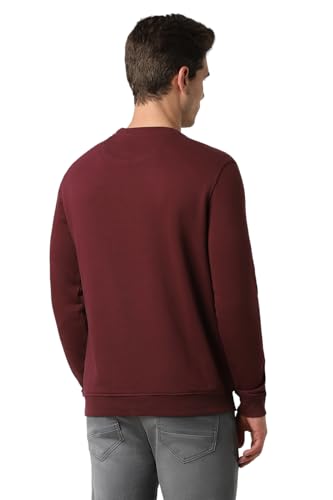 Image of Van Heusen Men Round Neck Cotton Sweatshirt