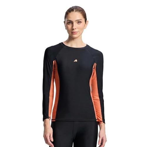 Image of Boldfit Swimming Tops for Women Swimming Suit Costume Stretchable Swim Top for Women