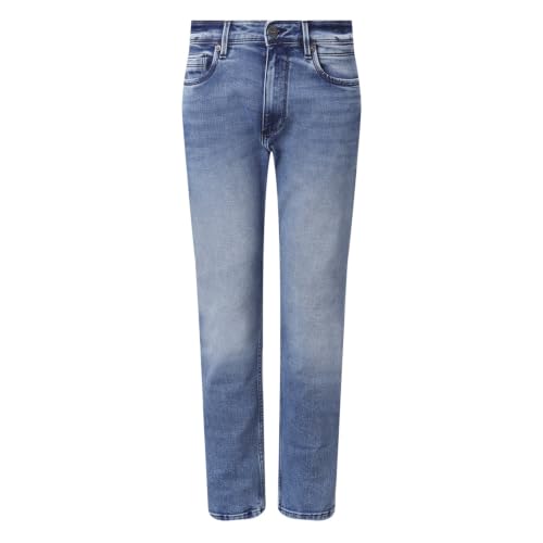 Image of BASICS Cotton Stretch Men's Jeans | Smart Casual Denim | Ultra-flexible stretch cotton denim. Modern style. Durable, breathable & built for all-day travel comfort.