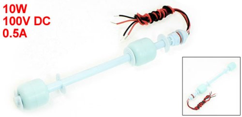 uxcell Aquarium 20cm Long Liquid Water Level Float Floating Switch Blue
