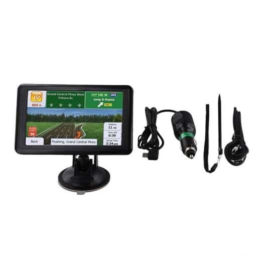 Besttoolifes Navigatore GPS da 5 pollici 8 GB + 128 MB per auto e camion, navigatore satellitare, con schermo ad alta definizione da 5 pollici e grande capacità di archiviazione di 8 GB