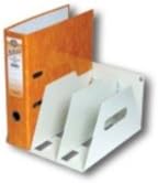 Rotadex LAR3 3 Section Lever Arch File Rack,Grey