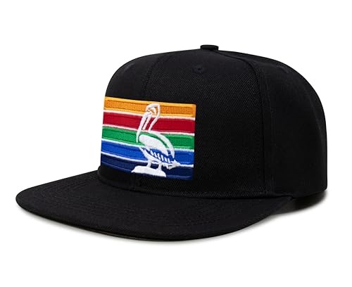 Image of International Tie City Hat for Men and Women, Adjustable Snapback Trucker Baseball Cap with Embroidered Patch