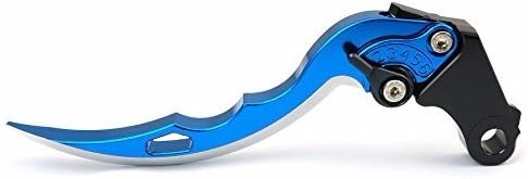 CNC Adjustable Blade Brake Clutch Levers for Kawasaki NINJA 250R 2008-2012 NINJA 300R 2013-2016 Blue