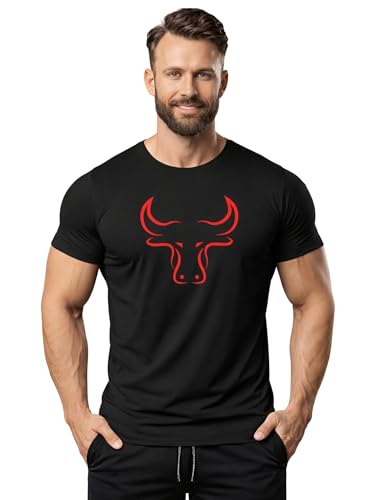 Image of 3Colours RGB Active Fit T-Shirt - Lightweight Polyester Sportswear-Bull
