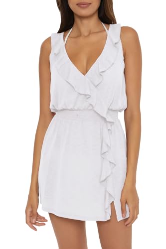 Image of BECCA Breezy Basics Cascade Ruffle Dress