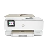 HP Envy Inspire 7955e Inkjet Printer All in One Wireless Printer Copy Scanners 2.7 Inch Touchscreen 15ppm Black 10ppm Color Phone Computer Wireless Printers for Home Use Office 1W2Y8A (Renewed Pemium)