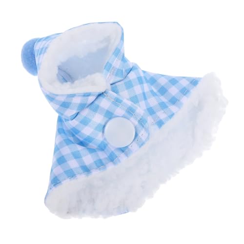 BESPORTBLE ペットの鳥のマント 鳥のコスプレ服 オカメインコの服 鳥のセーター オウムのマントマントの服 オウムの布 鳥の寄り添い袋 ペットのオウムの服のマント Sky-blue ぬいぐるみ