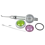 ixaer Dental Hygiene System Tooth Machine Head 2 Holes with Nozzle,Electric Tooth Parts Oral Irrigator Calculus Remover