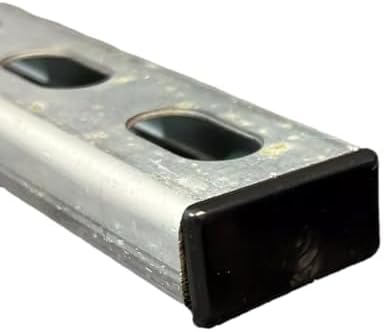Fasteners Inc. Low Profile Black Plastic Safety End Caps for Unistrut Channel (13/16" x 1-5/8") (100 Count)