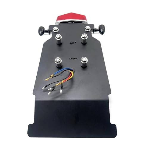 Support de plaque d'immatriculation moto finition noire pour Honda SCL500