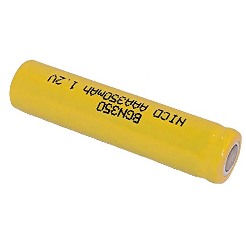 BatteryGuy AAA350mAh Replacement 1.2V 350mAh Nickel Cadmium Battery Brand Equivalent (Rechargeable)