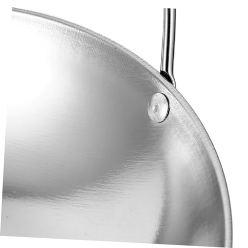 Wok de acero inoxidable con doble asa, set 2 piezas miniatura 7