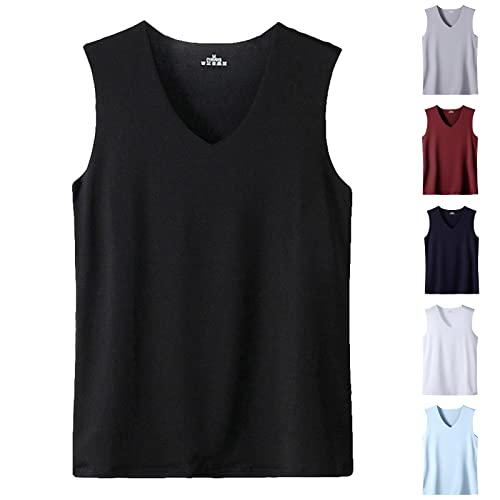Ymosrh Men's Tank Tops Quick Dry Sport Bodybuilding Gym Athletic Workout Sleeveless T-Shirts, L-5XL