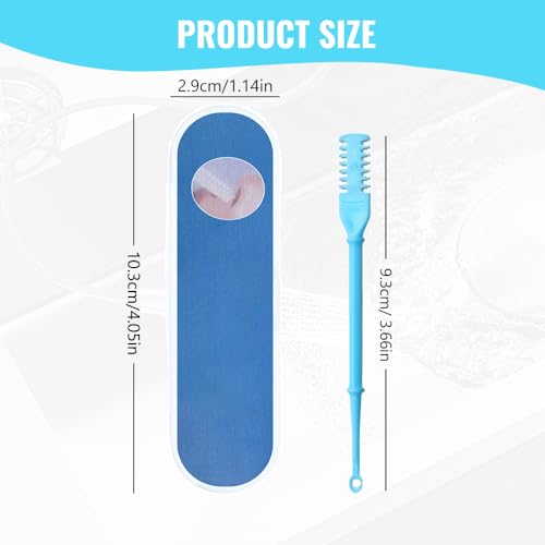 SICOSPI 2-in-1 Nasal Hair Cutter, New Double Sided Nose Hair Knife, Rotating Nasal Hair Razor Cutter with Ear Picker for Women and Men, 360 Degree Rotating Manual Nose Hair Trimmer