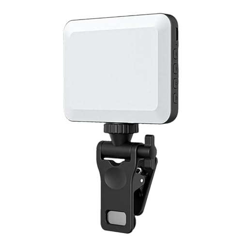 Luce Ad Anello Della Fotocamera Del Telefono - Luce Selfie A LED Ricaricabile Da 2000 MAh Clip Di Controllo Luminosità Portatile Luce Video Clip-on Per Fotografia Per Smartphone Germogli Di