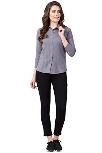 Image of FUNDAY FASHION Women's Rayon Blend Regular Fit Long Sleeve All Purpose Shirt