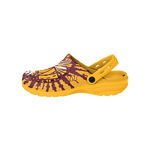 Image of FOCO Mens NFL Team Logo Tie-dye Garden Water Sandals Shoes Slipper Clogs with Strap