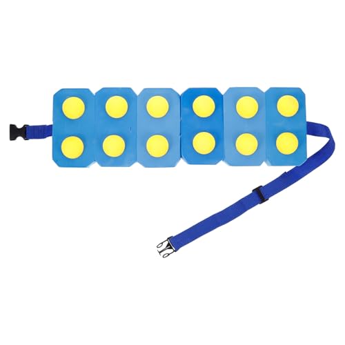 BESPORTBLE Eva Swim Floatation Belt for Adults Adjustable Swimming Training Equipment Durable Support for Confidence Skill Development for Pool Exercise Safety Blue