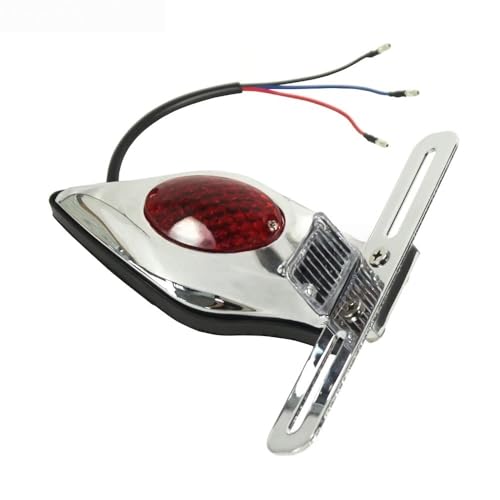 Luz trasera de lágrima para motocicleta Custom Bobber Chopper 5
