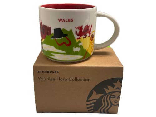Starbucks You are Here Wales Mug, White, Medium