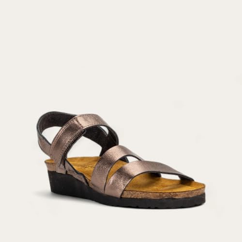 Image of NAOT Kayla Women's Sandals - Supportive 3-Strap Design with Backstrap, Cork & Latex Footbed - Arch Support - Travel-Friendly Comfortable Walking Sandals for All-Day Wear