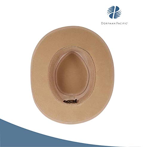 Dorfman Pacific Co. Men's Co. Soaker Hat With Mesh Sides, Tan, Small/Medium #TOP4