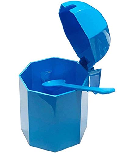 Bg Spazio - Zuccheriera in plastica con cucchiaino di colore assortito