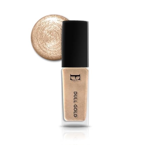 Image of Ellement Co Dull Gold Nail Paint for Women 10 ML | High Gloss Metallic Finish Nail Polish | Long Lasting, Quick Dry & Chip Resistant Formula | Smooth Application with Salon Like Shine | Vegan, Non-Toxic Nail Colour for Party, Wedding & Festive