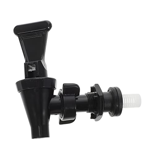 CLISPEED Grifo de Cubo de té con Leche Bebida Largo dispensador de Agua frío Balde canalón petacas de Alcohol Grifo de plastico Grifo de Barril de plástico Grifo útil el plastico Black