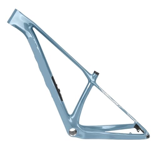 Carbon Frame 29inch Fiber Mountain Bike with Tool Box 29er(Light Blue,M Matt)
