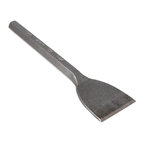 Image of Mayhew Tools 35602 Mason Chisel, 1-3 /4 inch x 7-1 /2 inch Carded, Shot Blast Finish