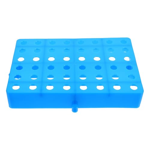 TOBBOMEY Pallet Perforado para Suelo de Almacén Plataforma Ligera y Resistente Cojín de Palets Ventilado para Supermercado y Garaje Soporte de Azul