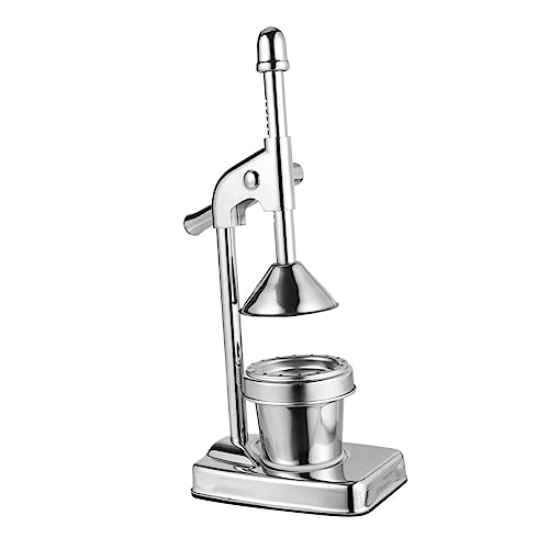 OUNONA Manual Juicer Munual Press Juicer Fruit Machine Stainless Steel Juicer Fruit Mixer Vegetable Silver