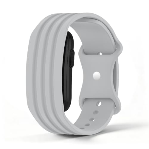 AiMaoo �����o���h Garmin CIRQA Smart Band �p �X�|�[�c �V���R�����v�x���g �A�[���o���h�i���C�g�O���[�j | �h���� �ϋv�� �������߉\ �j�����p �_�炩���ʋC���ǂ� �ւ��x���g �H��s�v�őf���������\ �������ʂɓK